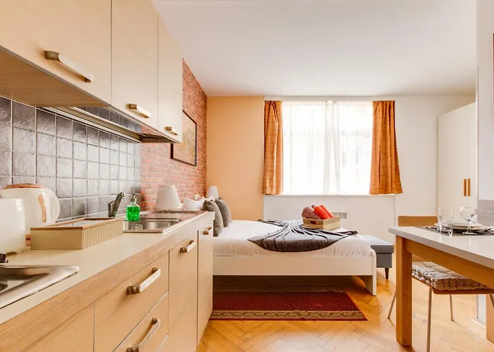 Quaint Trendy Lägenhet Prag